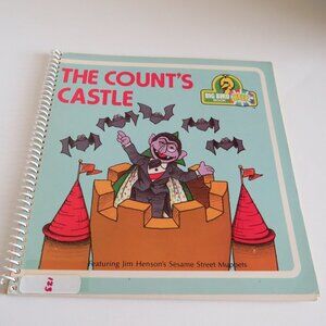 THE COUNT'S CASTLE Big Bird BEEP Book Spiral Bound 1989 MATH [BOOK ONLY] VINTAGE